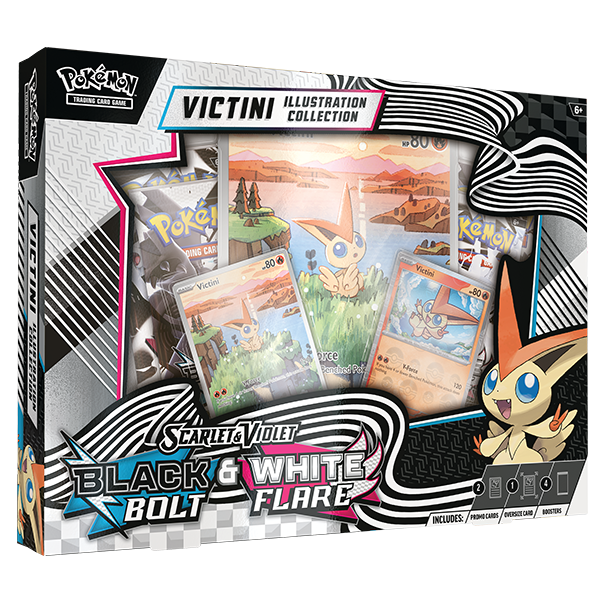 Pokémon TCG: Scarlet & Violet 10.5 - Black Bolt & White Flare Unova Victini Illustration Collection