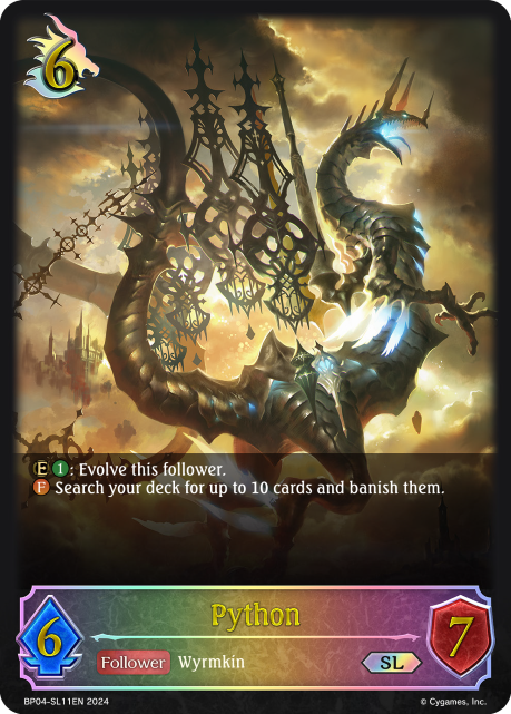 Cosmic Mythos BP04-SL11 Python Foil