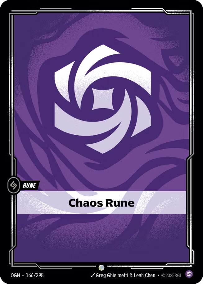 Riftbound: League of Legends TCG Origins 166/289 Chaos Rune