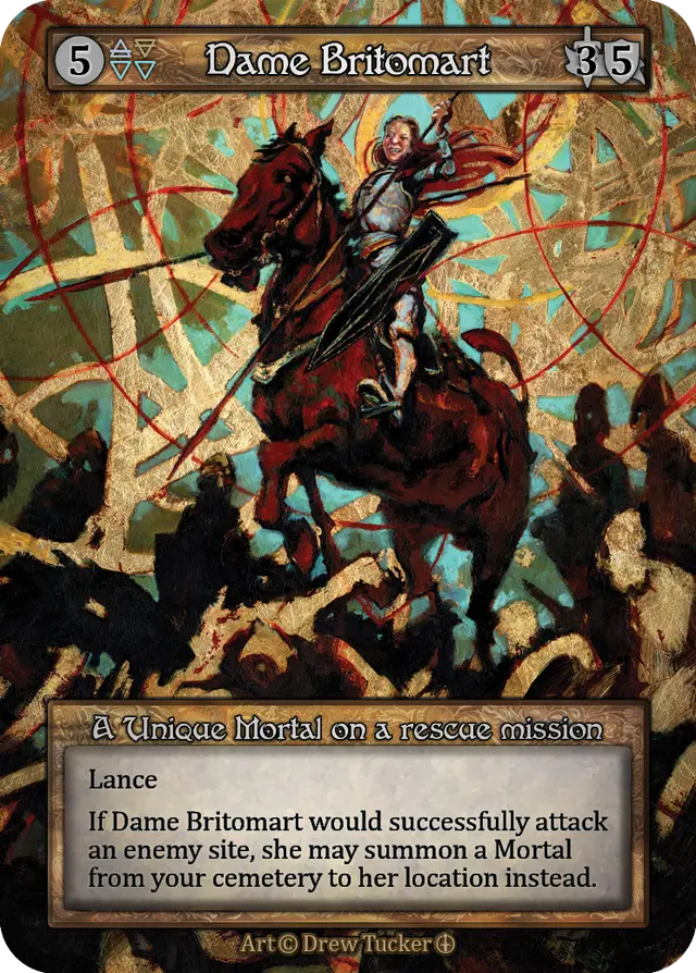 Sorcery Contested Realm Arthurian Legends - Dame Britomart