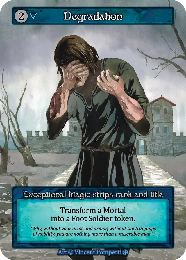 Sorcery Contested Realm Arthurian Legends - Degradation