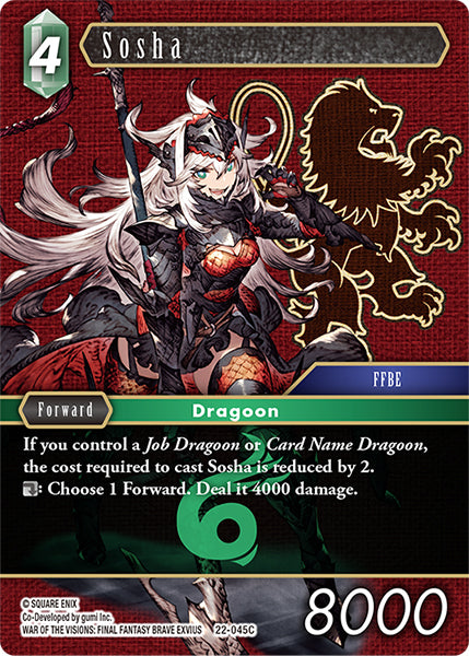 Final Fantasy Opus XXII - 22-045 Sosha