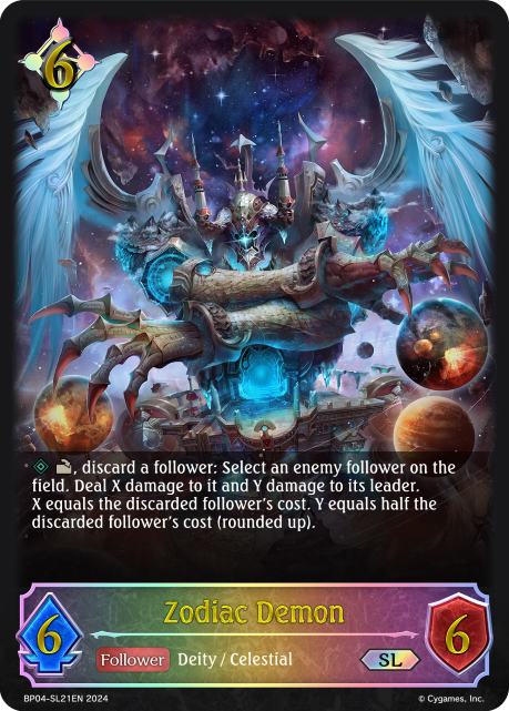 Cosmic Mythos BP04-SL21 Zodiac Demon Foil