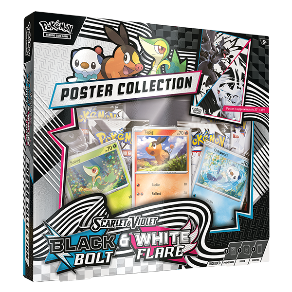 Pokémon TCG: Scarlet & Violet 10.5 - Black Bolt & White Flare Unova Poster Collection