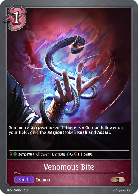 Cosmic Mythos BP04-097 Venomous Bite