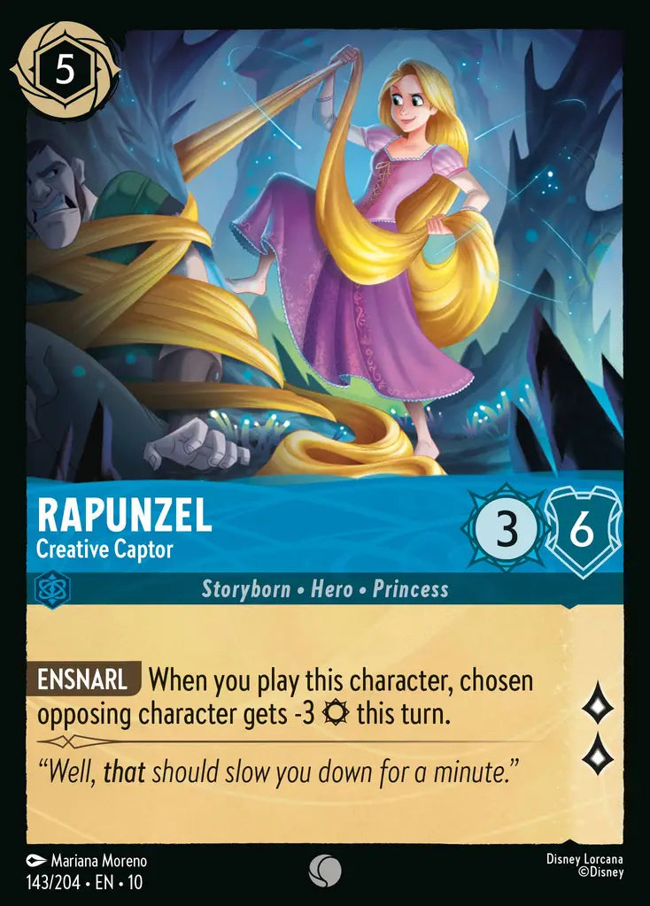 Disney Lorcana Whispers in the Well 143/204 Rapunzel - Creative Captor