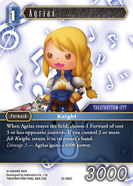 Final Fantasy Opus XXII - 22-092 Agrias
