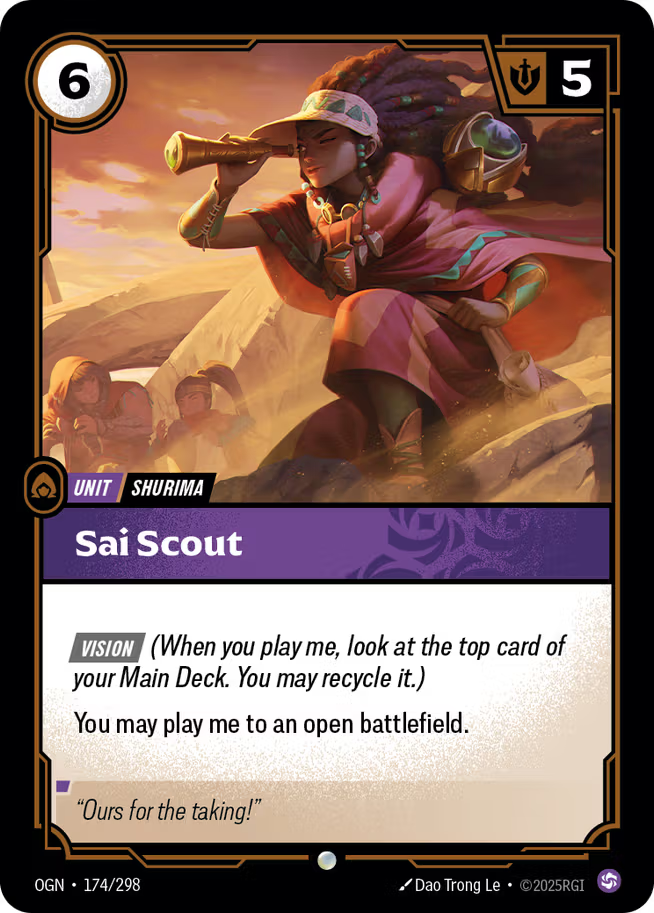Riftbound: League of Legends TCG Origins 174/289 Sai Scout