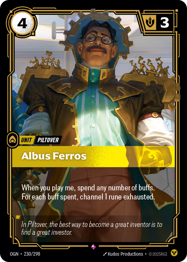 Riftbound: League of Legends TCG Origins 230/289 Albus Ferros