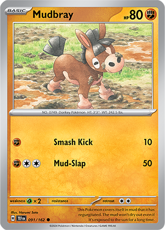 Scarlet & Violet Temporal Forces 091/162 Mudbray