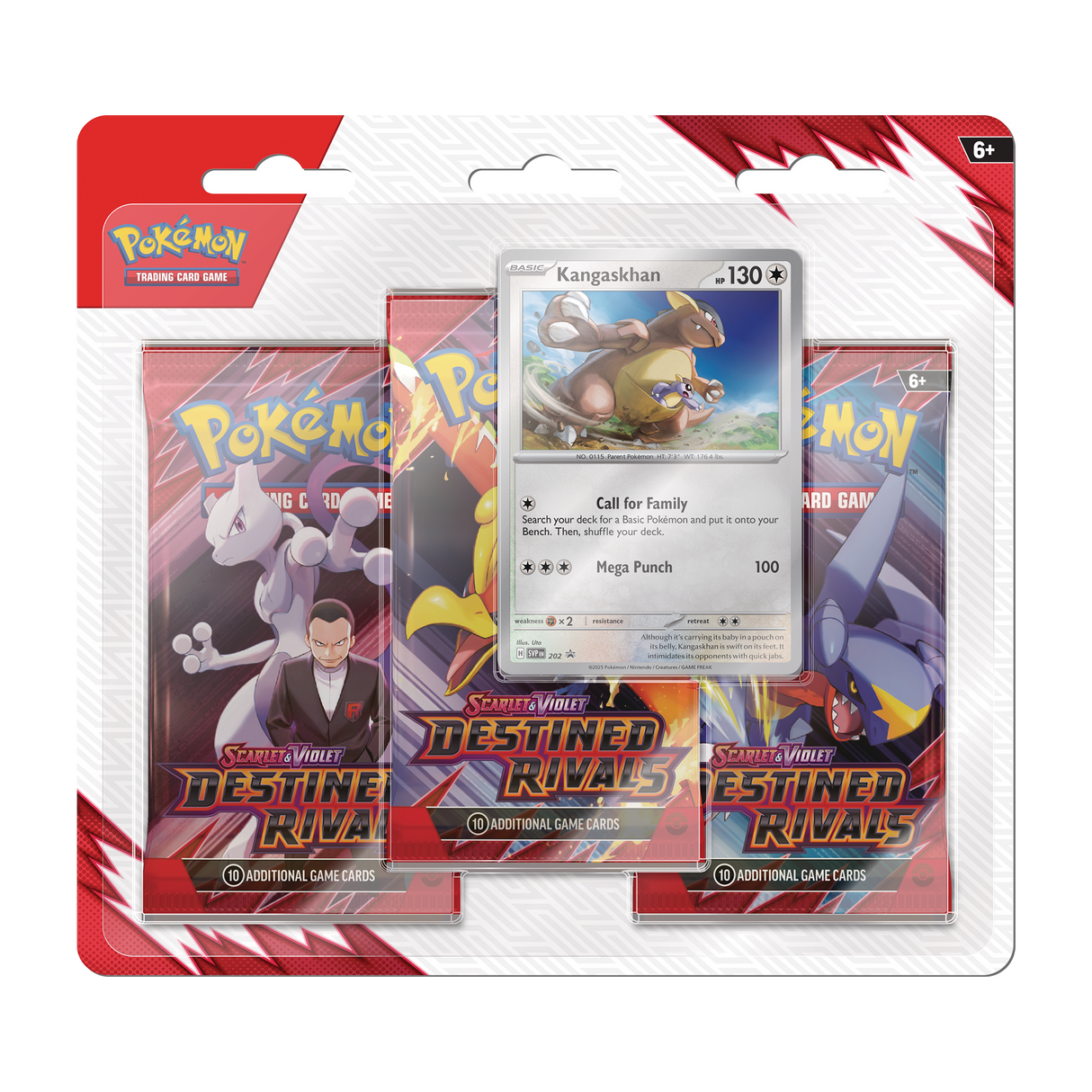 Pokémon TCG: Scarlet & Violet 10 - Destined Rivals - 3-Pack Blister