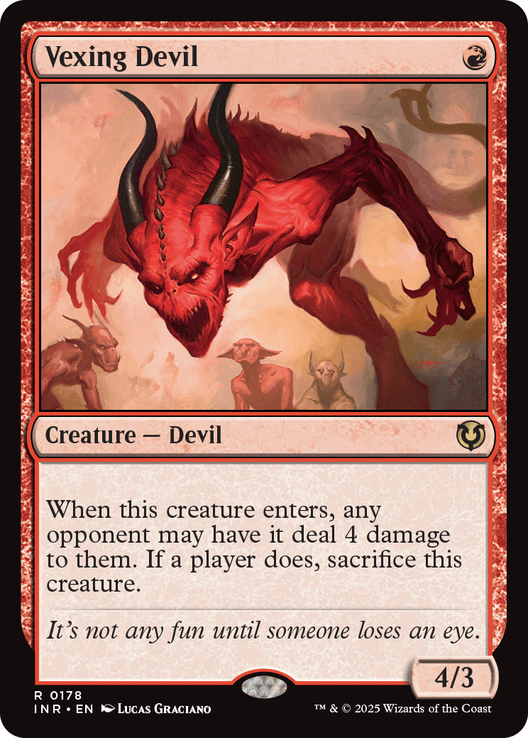 MTG Innistrad Remastered 0178 Vexing Devil