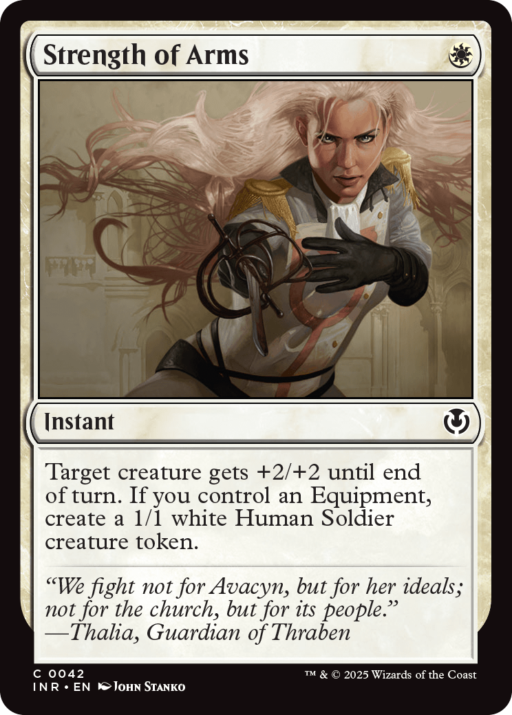 MTG Innistrad Remastered 0042 Strength of Arms