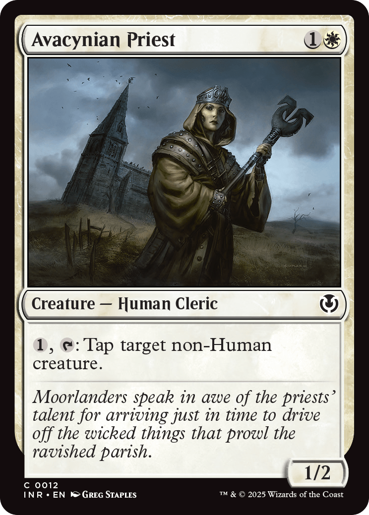 MTG Innistrad Remastered 0012 Avacynian Priest