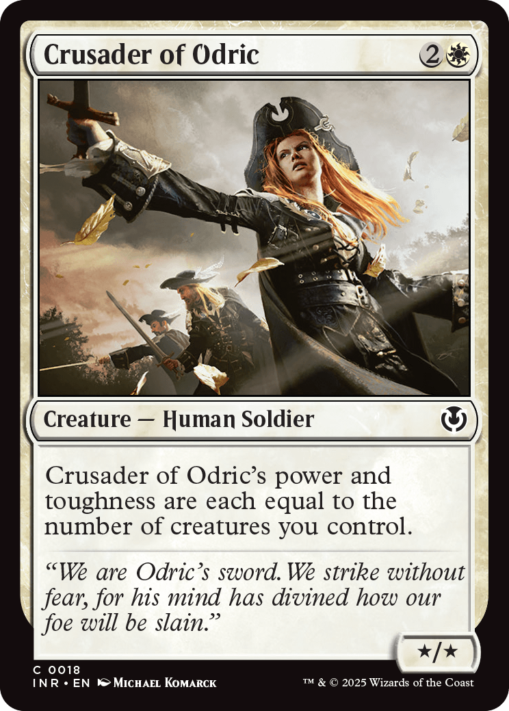 MTG Innistrad Remastered 0018 Crusader of Odric