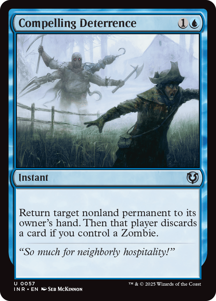MTG Innistrad Remastered 0057 Compelling Deterrence