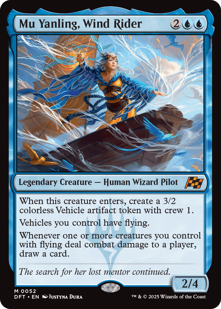 MTG Aetherdrift 0052 Mu Yanling, Wind Rider