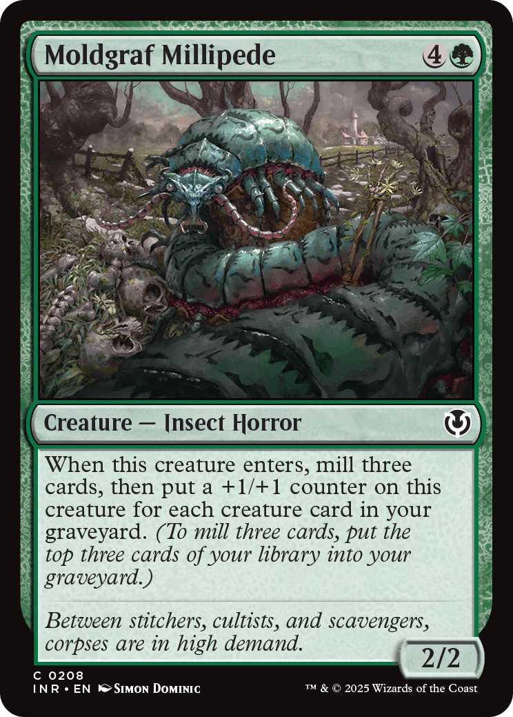 MTG Innistrad Remastered 0208 Moldgraf Millipede