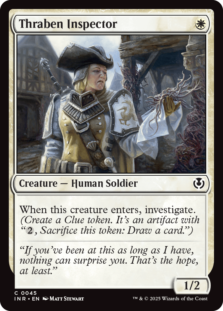 MTG Innistrad Remastered 0045 Thraben Inspector