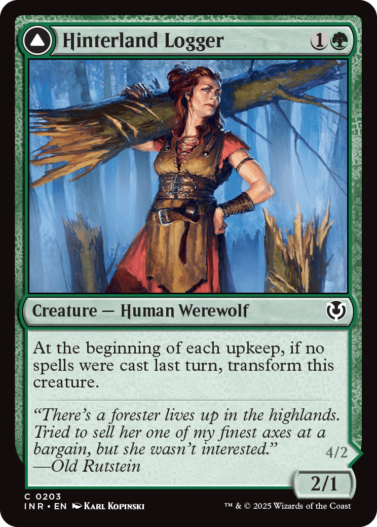 MTG Innistrad Remastered 0203 Hinterland Logger