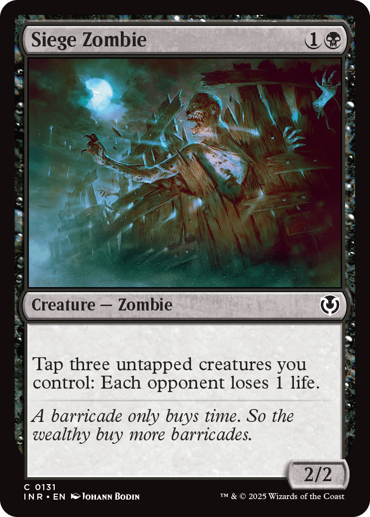 MTG Innistrad Remastered 0131 Siege Zombie
