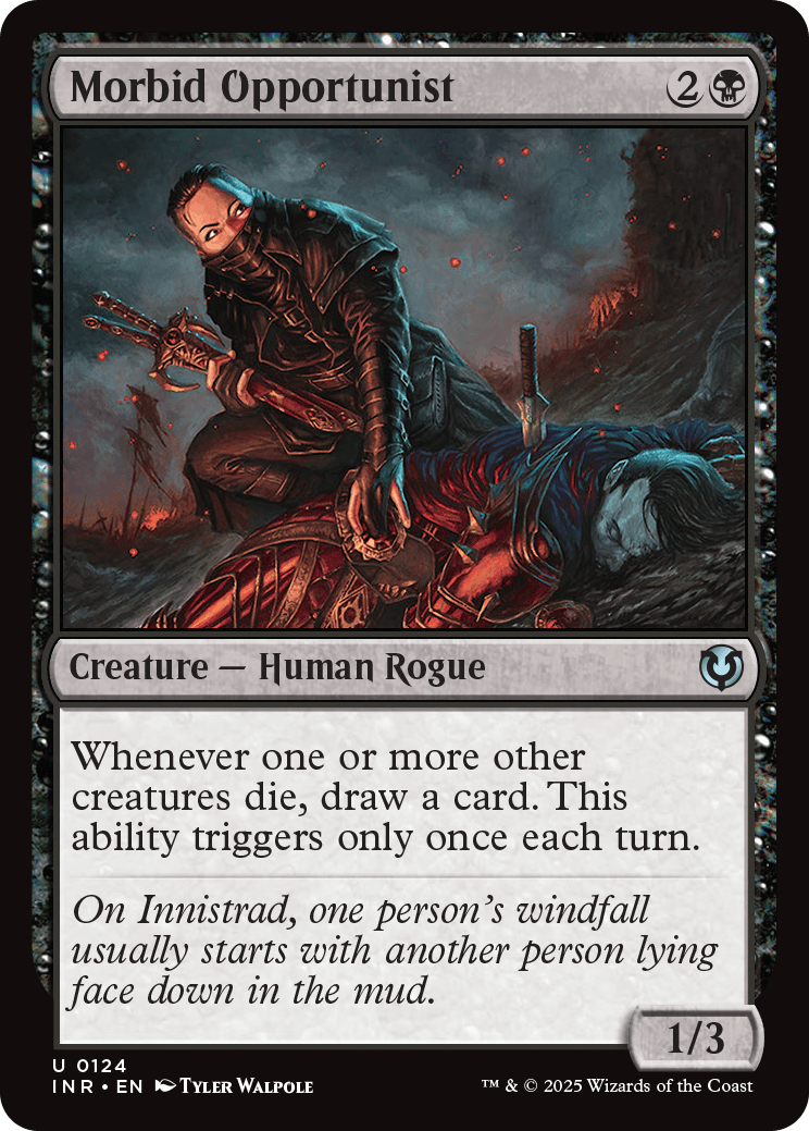 MTG Innistrad Remastered 0124 Morbid Opportunist