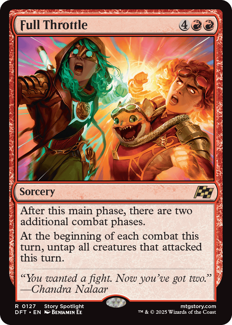 MTG Aetherdrift 0127 Full Throttle