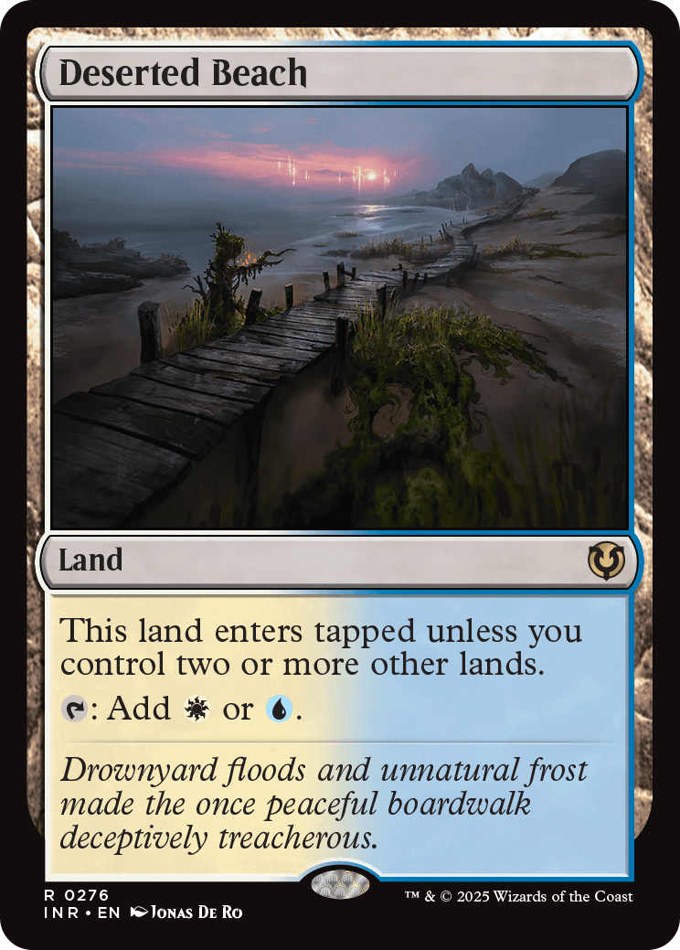MTG Innistrad Remastered 0276 Deserted Beach
