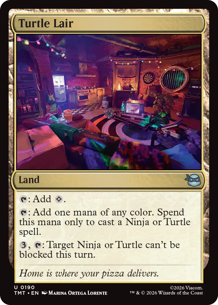 MTG Teenage Mutant Ninja Turtles 0190 Turtle Lair