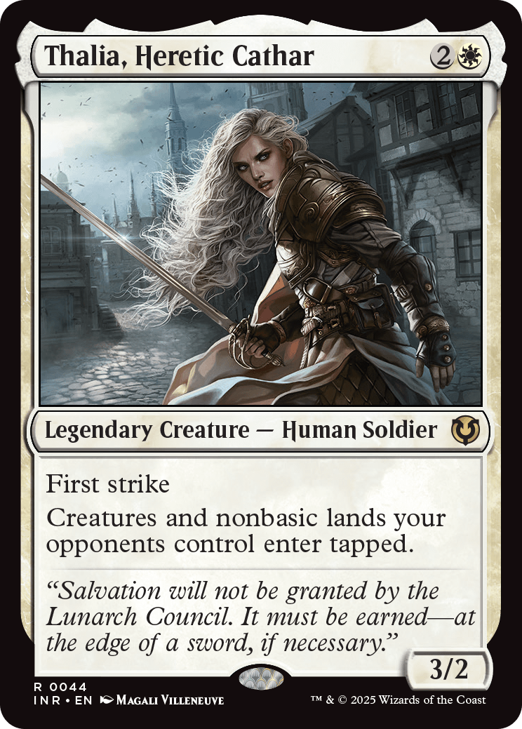 MTG Innistrad Remastered 0044 Thalia, Heretic Cathar