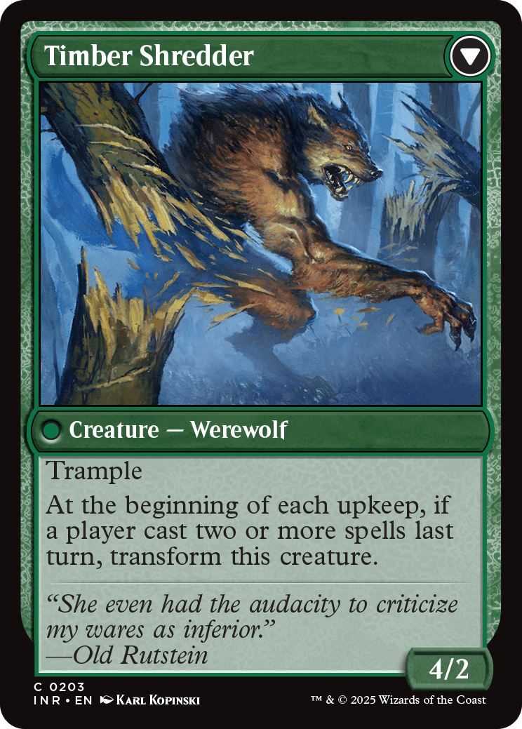 MTG Innistrad Remastered 0203 Hinterland Logger