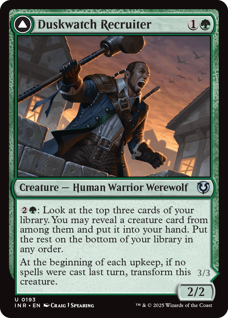 MTG Innistrad Remastered 0193 Duskwatch Recruiter