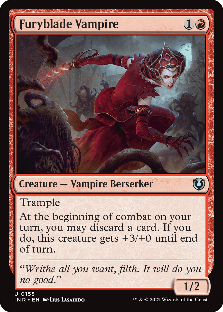 MTG Innistrad Remastered 0155 Furyblade Vampire
