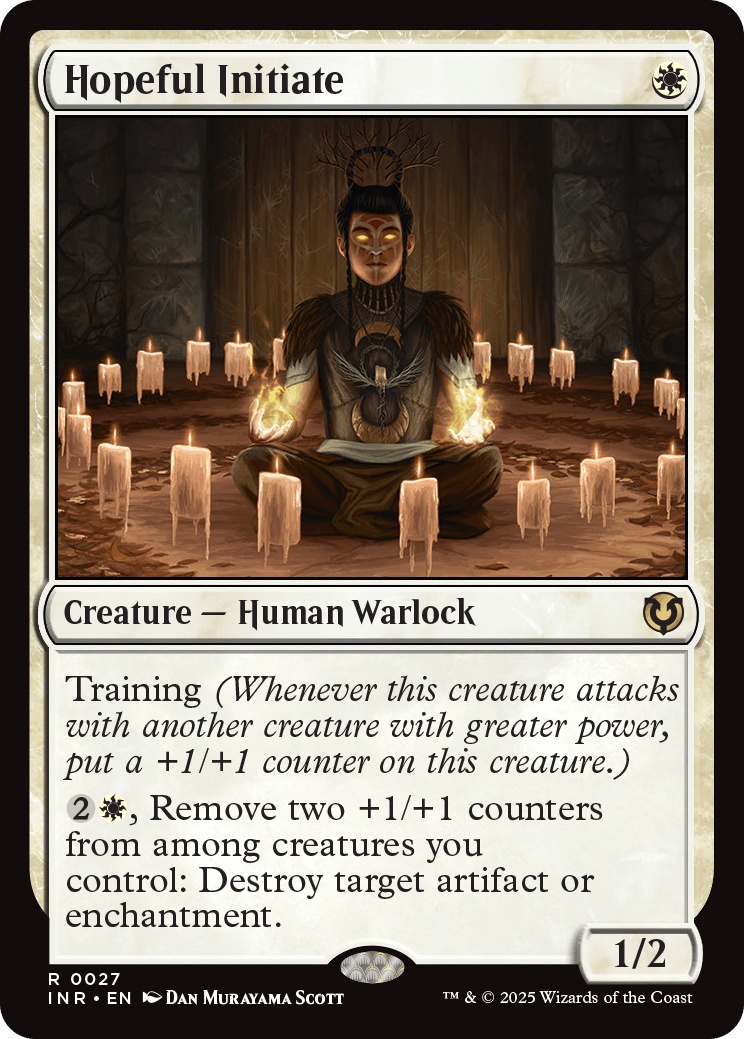 MTG Innistrad Remastered 0027 Hopeful Initiate