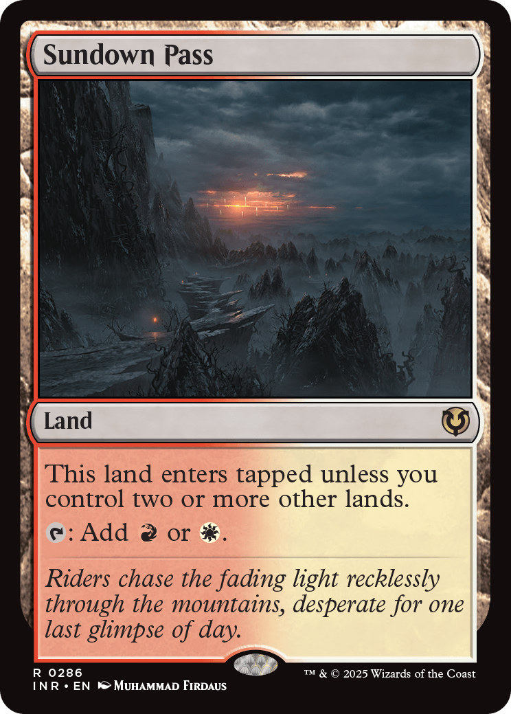 MTG Innistrad Remastered 0286 Sundown Pass