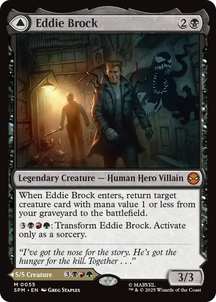 MTG - Marvel's Spider-man 0055 Eddie Brock