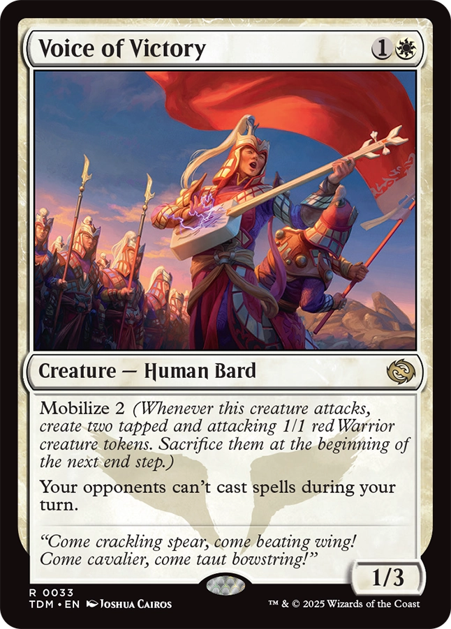 Tarkir: Dragonstorm 0033 Voice of Victory