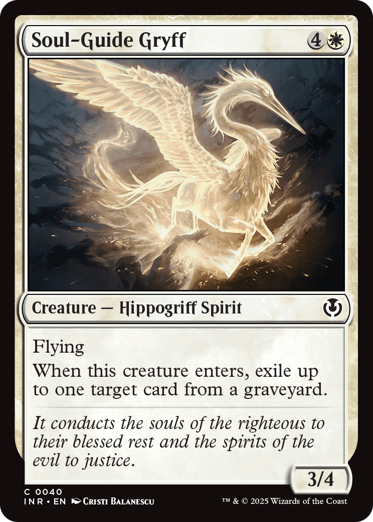 MTG Innistrad Remastered 0040 Soul-Guide Gryff