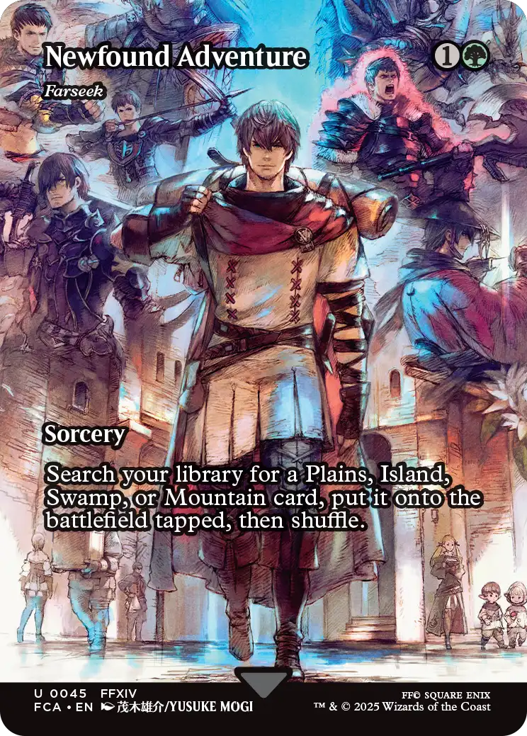 MTG - Final Fantasy 0045 Farseek Showcase Foil