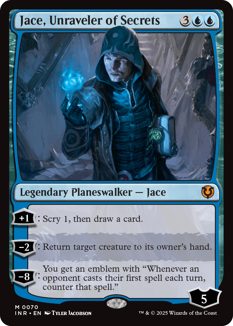 MTG Innistrad Remastered 0070 Jace, Unraveler of Secrets