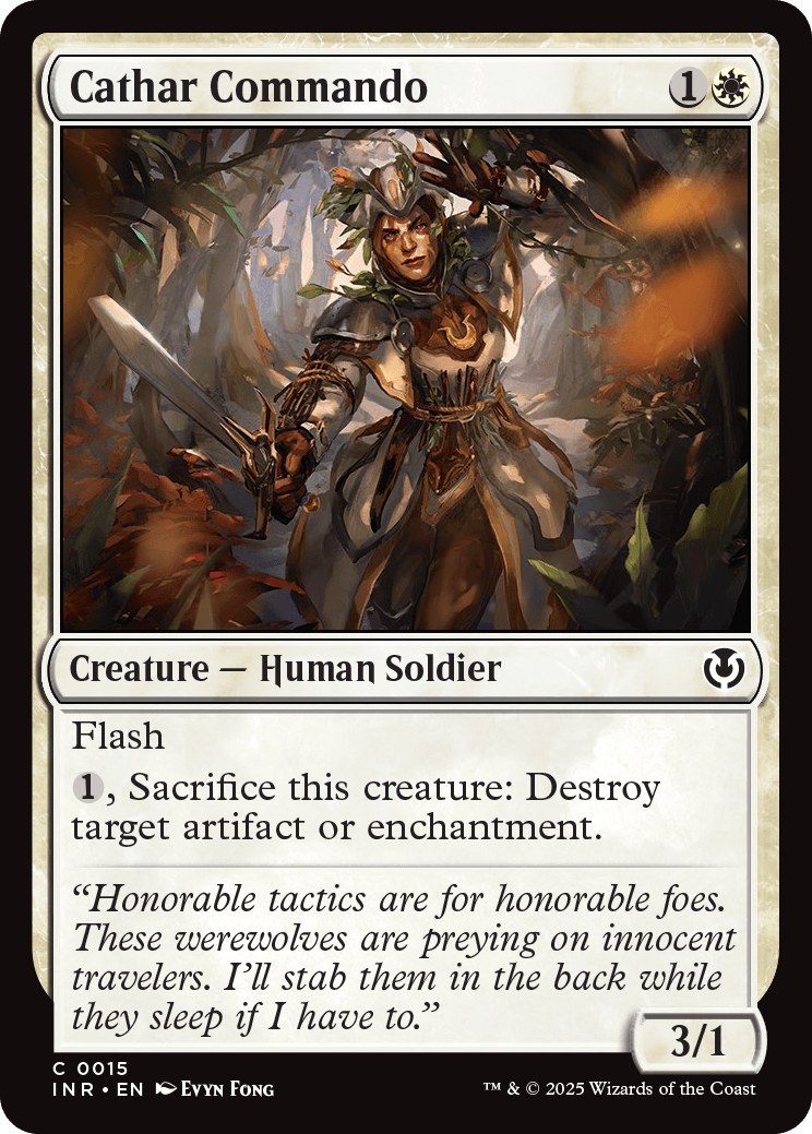MTG Innistrad Remastered 0015 Cathar Commando
