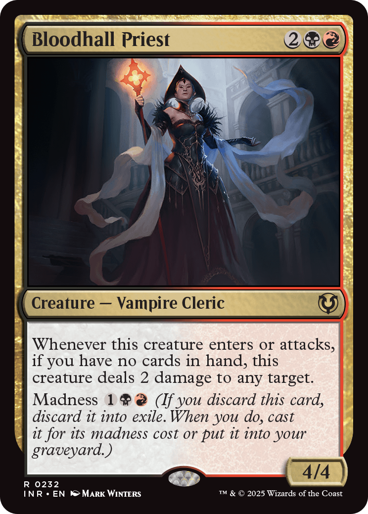 MTG Innistrad Remastered 0232 Bloodhall Priest
