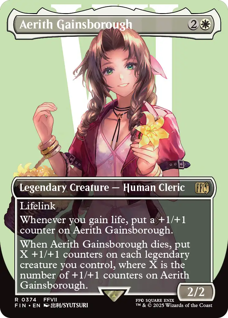 MTG - Final Fantasy 0374 Aerith Gainsborough Borderless