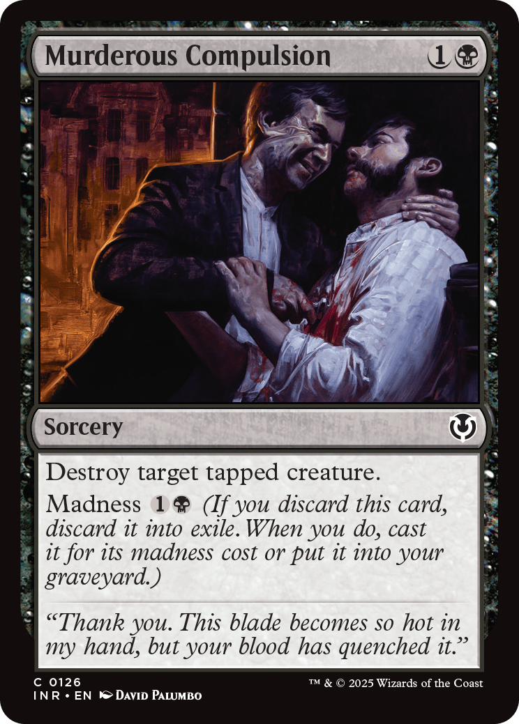 MTG Innistrad Remastered 0126 Murderous Compulsion