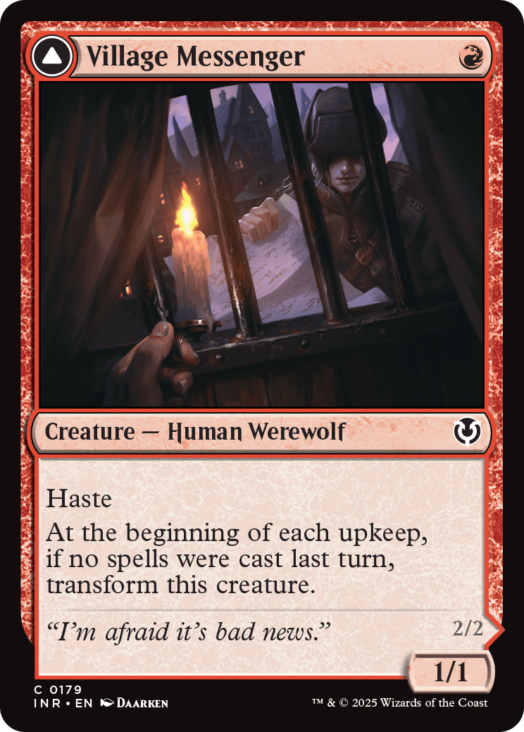 MTG Innistrad Remastered 0179 Village Messenger