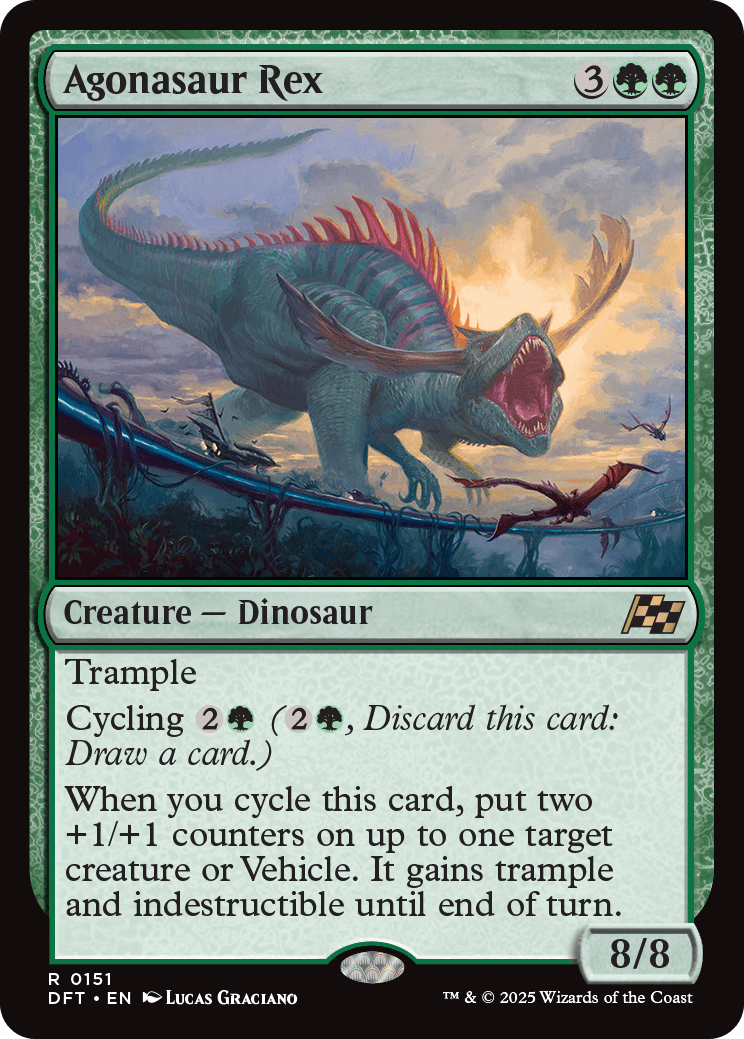 MTG Aetherdrift 0151 Agonasaur Rex