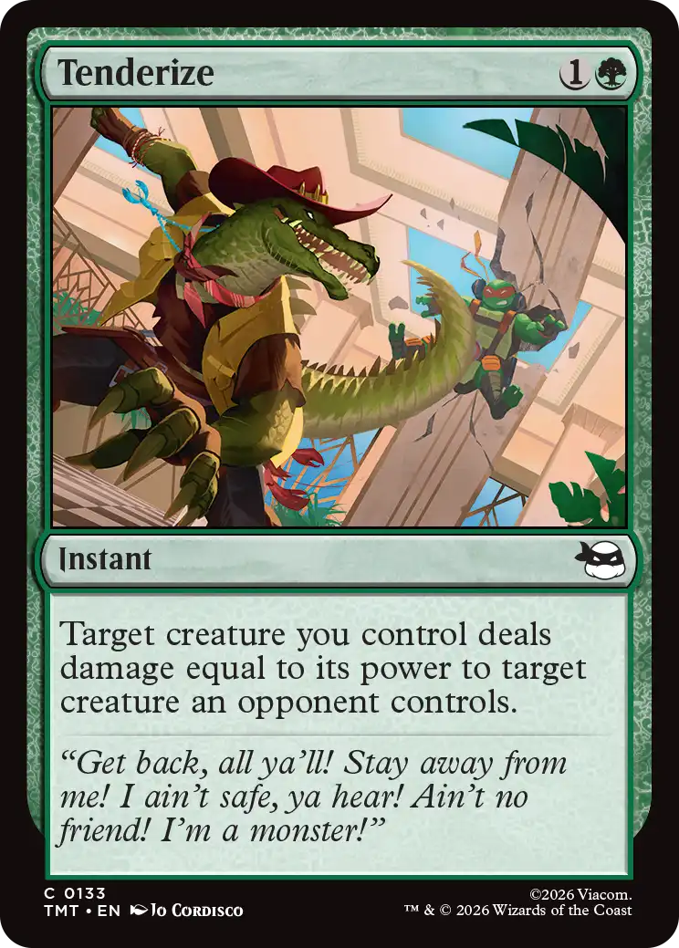 MTG Teenage Mutant Ninja Turtles 0133 Tenderize