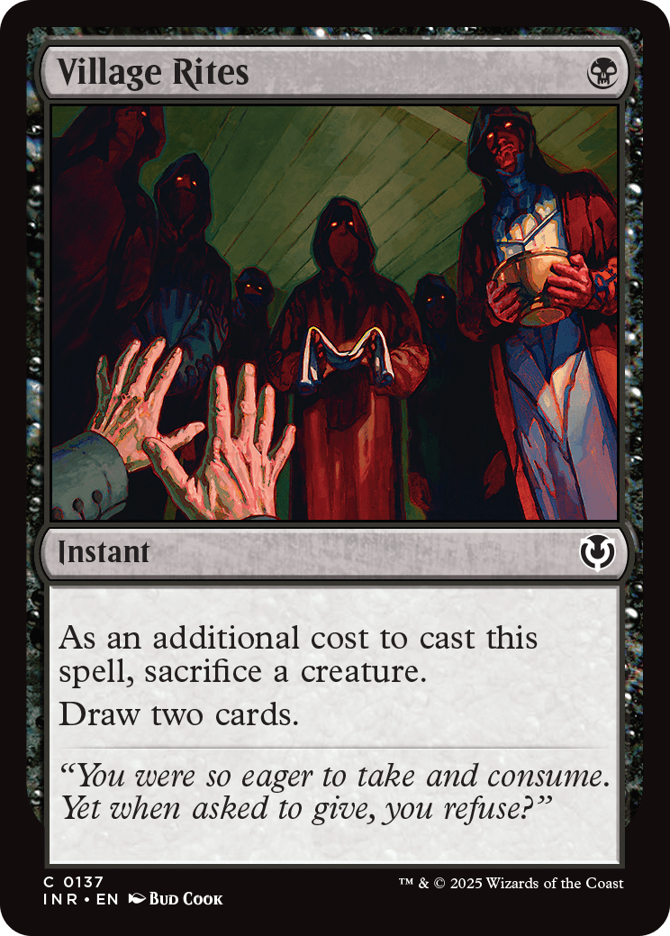 MTG Innistrad Remastered 0137 Village Rites