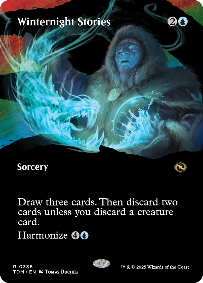 Tarkir: Dragonstorm 0336 Winternight Stories Borderless Foil