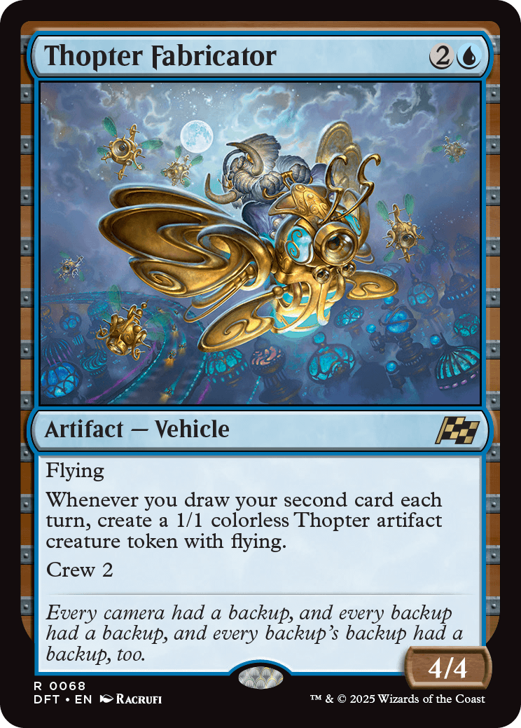 MTG Aetherdrift 0068 Thopter Fabricator
